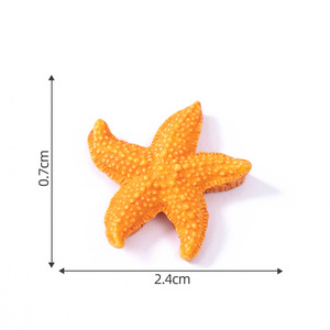 Decoración de Acuario de Resina con Forma de Pepino de Mar, Adorno Artificial Multicolor de Estrella de Mar para Acuarios, Terrarios y Decoración DIY - Product Image 6