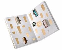 Boîte de calendrier de l'avent en carton quantité minimale de commande bas calendrier de l'avent cosmétique personnalisé