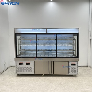 ตู้แช่โชว์หม้อไฟมาล่า แทงค์ แบบละลายน้ำแข็งด้วยมือ ควบคุมอุณหภูมิได้สามระดับ ระบบทำความเย็นด้วยลมตรง สำหรับบาร์ แบบอุณหภูมิเดียว - Product Image 4