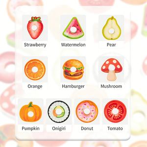 Jouets pour enfants, chenille gourmande, perles de construction à enfiler, jeu de la chenille qui mange des fruits, cordes à enfiler, jouets éducatifs - Product Image 3