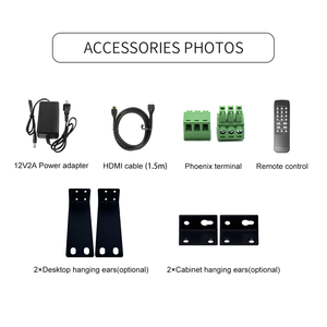 Contrôleur de mur vidéo 4K 60Hz avec entrée 2K60, 9 canaux audio SPDIF 3.5mm, modes de fusion 2x2, 3x3, 9x1, certifié FCC CE - Product Image 6