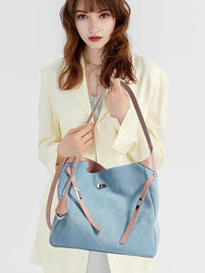 New casual <b>handbag</b> with polyester <b>pearl</b> decoration and retro style women's shoulder bag - Product Image 2
