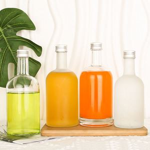 Wholesale 100ml 200ml 375ml 500ml <strong>750ml</strong> 1000ml Whiskey Glass <strong>Bottles</strong> Glass Spirit <strong>Bottle</strong> Long Neck Liquor Glass <strong>Bottle</strong> With Cork - Product Image 6