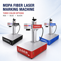 Máquina de Marcado Láser de Fibra JPT MOPA de 60W para Marcado de Color en Metal y Grabado Profundo