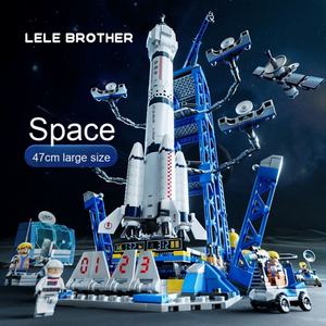 Bloques de Construcción de Modelo de Cohete, Escala 1:32, Plástico ABS, Juegos de Bricolaje para Niños, Juguete de Ensamblaje y Decoración para Niños - Product Image 2