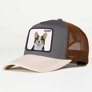 Gorras de Béisbol Trucker de 5 Paneles con Diseño de Animales y Parche Bordado Personalizado para Uso Unisex en Exteriores y Playa con Logotipo Personalizado - Product Image 3