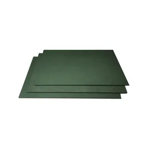 Prix bas peuplier laminé mdf panneau vert MDF prix des feuilles.