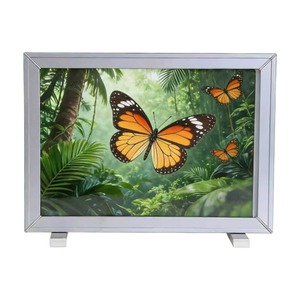 Marco <span class=keywords><strong>de</strong></span> aluminio <span class=keywords><strong>de</strong></span> doble cara para pósteres <span class=keywords><strong>de</strong></span> escritorio, apertura lateral, para tamaños A0-A4, tamaño personalizado, adecuado para recepción <span class=keywords><strong>de</strong></span> hotel, oficina, escritorio. - Product Image 1