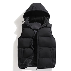 <span class=keywords><strong>Gilet</strong></span> <span class=keywords><strong>matelassé</strong></span> à capuche pour <span class=keywords><strong>homme</strong></span>, sans <span class=keywords><strong>manches</strong></span>, fermeture éclair, veste rembourrée légère, <span class=keywords><strong>gilet</strong></span> <span class=keywords><strong>matelassé</strong></span> <span class=keywords><strong>avec</strong></span> poches, veste d'hiver en duvet - Product Image 5