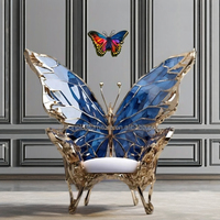 Fauteuil Papillon de Luxe Haut de Gamme Moderne pour Maison, Villa, Salon, Salle à Manger, Extérieur, Bar, Hôtel avec Design Accent Loisirs