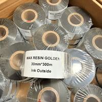 Pita Resin Lilin Emas Khusus untuk Pencetakan Transfer Termal Pita Warna-warni Pita Transfer Termal TTR Pita Barcode