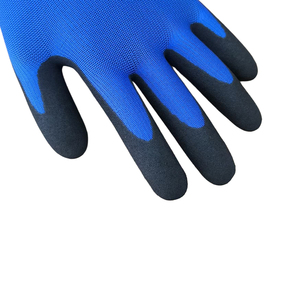 Gants de travail en nitrile sablé DDSAFETY OEM, gants de sécurité avec paume enduite de nitrile noir, gants industriels respirants antidérapants - Product Image 2