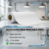 Rollo de Vinilo Polimérico Imprimible Premium 3651G-A para Gráficos de Vehículos y Publicidad Exterior