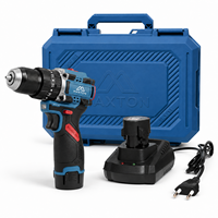 Ensemble de perceuse sans fil, perceuse à percussion, batterie, couple de 32 Nm, moteur sans balais, vitesse variable, construction métallique, garantie, bricolage, OEM