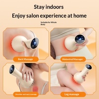 Nouvel Instrument Électrique de Grattage pour Usage Domestique, Brosse de Massage des Méridiens, Ventouses, Massage du Dos à Pression Négative, Épaules, Nuque, Corps Entier
