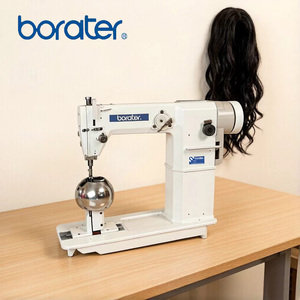 Machine à coudre industrielle à aiguille simple B-810D <span class=keywords><strong>pour</strong></span> la fabrication de perruques, équipement de <span class=keywords><strong>couture</strong></span> à point noué haute vitesse <span class=keywords><strong>pour</strong></span> perruques en cheveux naturels - Product Image 3