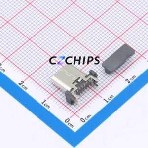 HX-TYPE-C 16P 180 LT H10.0 USB 2.0 TYPE-C USB Connector SMD Connector Type-C Female Vertical Mount 16P - Product Image 2