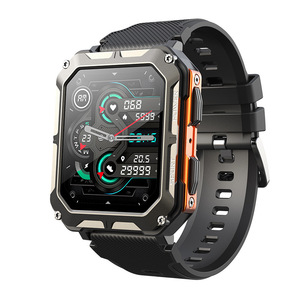 Montre connectée multifonctionnelle à écran TFT avec boîtier en alliage, montre intelligente carrée, fréquence cardiaque, suivi du sommeil, notification d'appel, suivi de la forme physique - Product Image 3