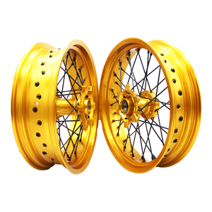 Quantité minimale de commande 1 ensemble <span class=keywords><strong>prix</strong></span> usine 17 pouces Glod jante moyeu RMZ DRZ 250 <span class=keywords><strong>350</strong></span> 450 alliage d'aluminium rayons SM roues pour moto suzuki - Product Image 6