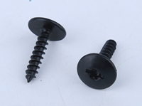 Vis autotaraudeuse à tête cruciforme en acier au carbone métrique de haute qualité, filetage à gauche, personnalisable, plaquée zinc noir Jinggu