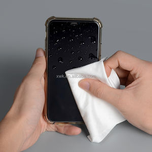 高品質100個9インチ75% ポリエステル25% ナイロンリントフリーマイクロファイバークリーンルームワイプマイクロファイバーレンズワイプクリーニング布 - Product Image 3