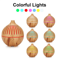 Humidificateurs à remplissage par le haut pour chambre à coucher, humidificateur d'air pour pièce et plantes d'intérieur avec veilleuse optionnelle, diffuseur de brume froide pour la maison