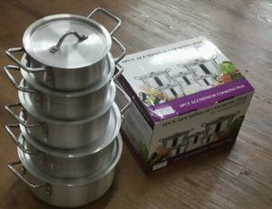 Juego de 5 Ollas de Aluminio de 16/18/20/22/24 cm a Precio Económico, Olla de Cocción Rápida para Comercio General - Product Image 6