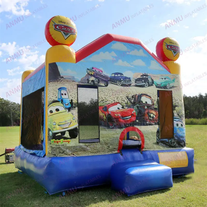 Wholesale Blue Moonwalk Bouncer Inflatable Castle Used Commercial Bounce House for Sale