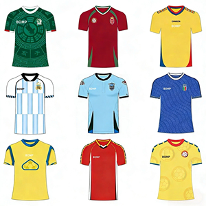 Maillots de l'équipe nationale imprimés à manches courtes BOMP 2026 World Mexico Argentine pour les supporters d'Amérique du Nord/du Sud - Product Image 1