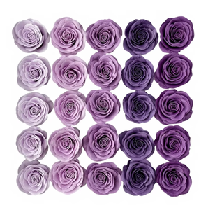 25 Piezas de Flores Artificiales de Alta Calidad, Ramo de Rosas Inmortales Suxing, Caja de Regalo, Decoración de Habitaciones, Flores de Jabón, Año Nuevo Chino, Navidad - Product Image 1