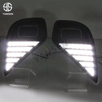 Feu antibrouillard LED drl avec clignotant, 2 pièces, pour Toyota Highlander 2020, 2021