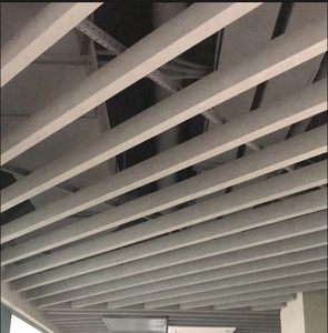 Tipo di deflettore di vetro sospeso pannelli di deflettore acustico dello <span class=keywords><strong>studio</strong></span> del deflettore della vetroresina di 2400mm - Product Image 1