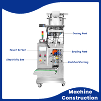Machine d'emballage haute vitesse pour sachets 10 ml de miel, remplissage de pâte, poche 3 soudures