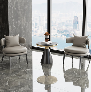 Fauteuil de réception et canapé de salon de beauté et spa médical italien de luxe léger, table et chaises pour salon et balcon - Product Image 6