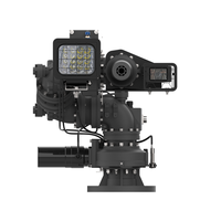 Moniteur d'eau télécommandé à jet droit, Canon à eau télécommandé pour véhicules avec lampe LED