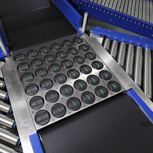 Konveyor rol silang kustom kualitas tinggi untuk penyortir transportasi gudang logistik sabuk karet rangka baja kecepatan dapat diatur - Product Image 3