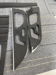 Pour Mercedes-Benz 20-23 GLE350 450, modification intérieure en fibre de carbone véritable, console centrale, levier de vitesses avant pour OLIVER - Product Image 3