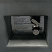 Table de foyer carrée en béton au gaz propane de 18 po H X 42 po de diamètre