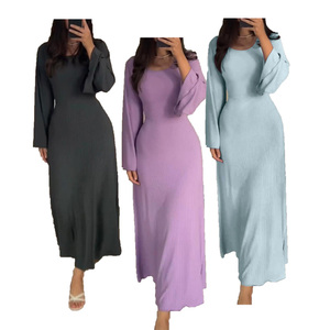 Nouveautés Robes à manches longues pour femmes Manches évasées Robe d'affaires d'automne - Product Image 1