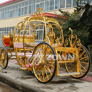 Carroza Eléctrica Estilo Europeo ZOWN, Carroza Calabaza Dorada y Carroza de Cenicienta para Parques de Atracciones - Product Image 2