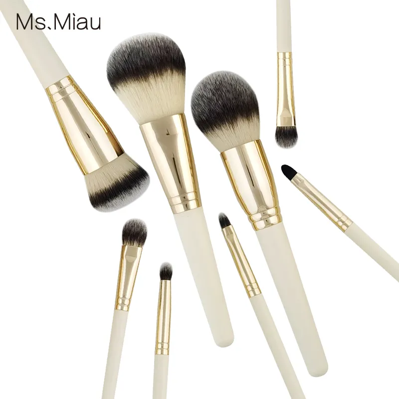 Belleza luxo highend personalizado cobertura intensiva escova conjunto detalhe definição escova full face brush set