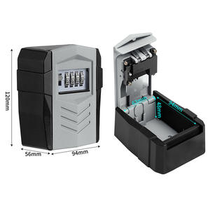 <span class=keywords><strong>Caja</strong></span> de bloqueo de ventana de coche, combinación montada en <span class=keywords><strong>airbnb</strong></span> de pared grande para <span class=keywords><strong>llaves</strong></span> - Product Image 3