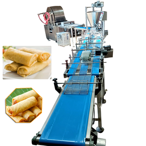 Machine automatique de fabrication de rouleaux de printemps avec moteur servo et pas à pas, haute capacité pour la production de lumpia et de rouleaux aux œufs - Product Image 2