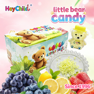 Caramelle all'ingrosso personalizzate con etichetta privata a forma <span class=keywords><strong>di</strong></span> orsetto, caramelle in polvere con gusti <span class=keywords><strong>di</strong></span> <span class=keywords><strong>frutta</strong></span> assortiti, graziosi barattoli a forma <span class=keywords><strong>di</strong></span> cartone animato, snack dolci per bambini - Product Image 2