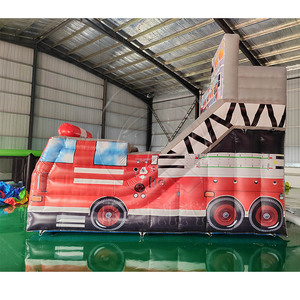 Camion de pompiers Offre Spéciale de Noël souffleur de glissière gonflable humide/sec certifié CE garantie de 3 ans installation facile comprend des kits de réparation quantité minimale de commande 1 - Product Image 2