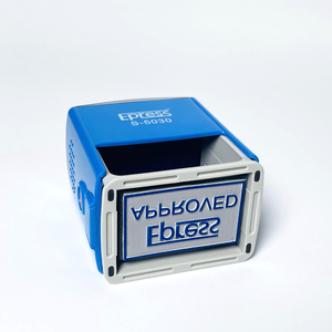 Machine à fabriquer <span class=keywords><strong>des</strong></span> tampons en caoutchouc en plastique ABS personnalisée, tampon auto-encreur de bureau 50x30mm - Product Image 5