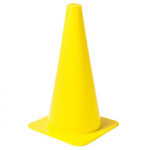 กรวยฝึกซ้อม 38 ซม. สีเหลือง สำหรับอุปกรณ์ฝึกความคล่องตัว - Product Image 2