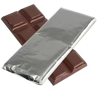Feuille stratifiée de papier d'aluminium d'or de papier d'emballage de chocolat d'emballage alimentaire