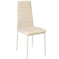 Chaises tunisie vente en gros chaises de salle à manger à vendre siège en PU pied peint en acier salle à manger de luxe maison hôtel table et chaises