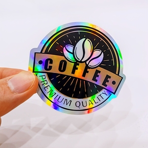 Hojas Holográficas Autoadhesivas Resistentes a los Rayos UV, Adhesivo de PVC Limpio con Diseño de Anime, Etiqueta Personalizada con Logotipo, Adhesivos de Vinilo Cortados a Troquel - Product Image 5